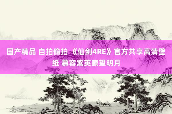 国产精品 自拍偷拍 《仙剑4RE》官方共享高清壁纸 慕容紫英瞭望明月